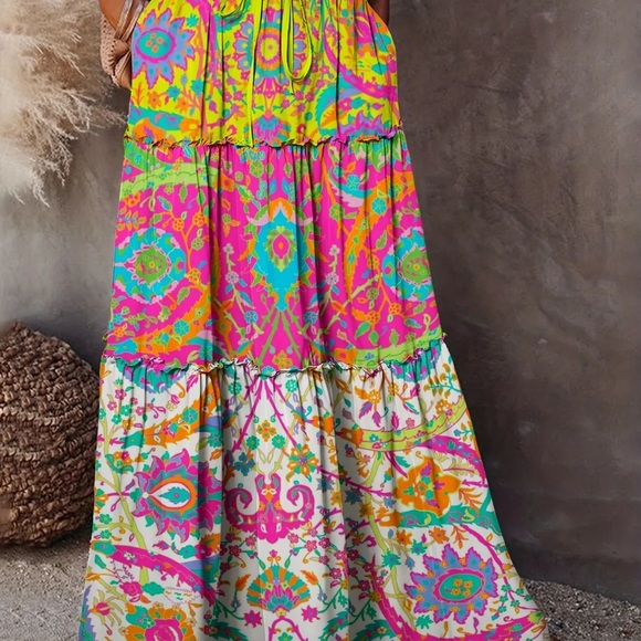 Source Unknown Dresses & Skirts - Vibrant Multicolor Maxi Skirt